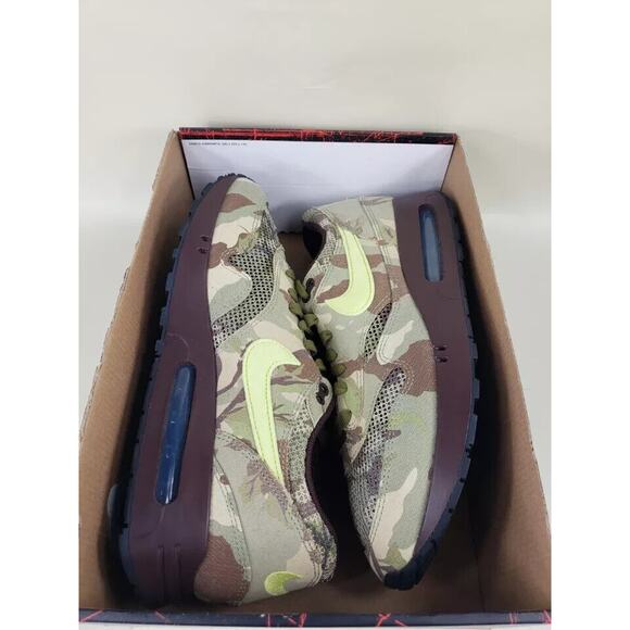 Nike Air Max 1 '86 OG Camo Mens Size 11.5 FN8358-200 Light Lemon Twist New - Picture 11 of 16
